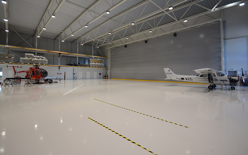 ERE hangar interior
